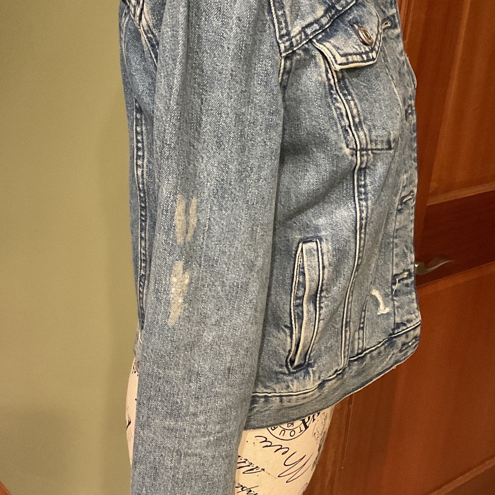 Tommy Hilfiger Light Blue Denim Jacket, Size S - Picture 7 of 9